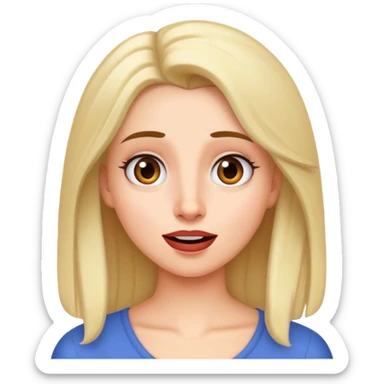 Marielle talking very weird sticker