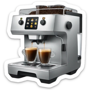 Coffee machine  sticker