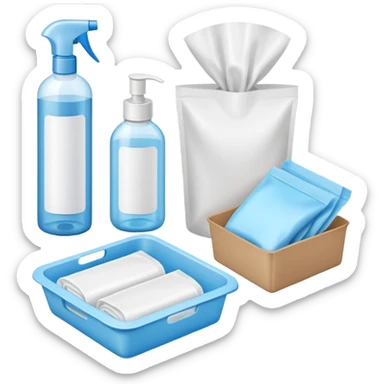 hygienic products sticker