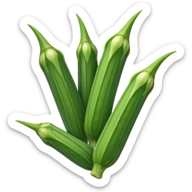 okra sticker