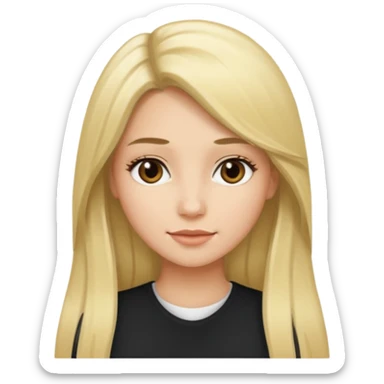Tipos de rubio en mujer  con californianas cabello en de negro a rubio sticker