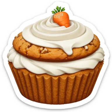 carrot cake muffins with NO green sticker