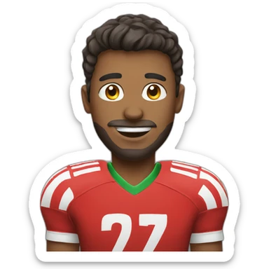 football supporter sticker