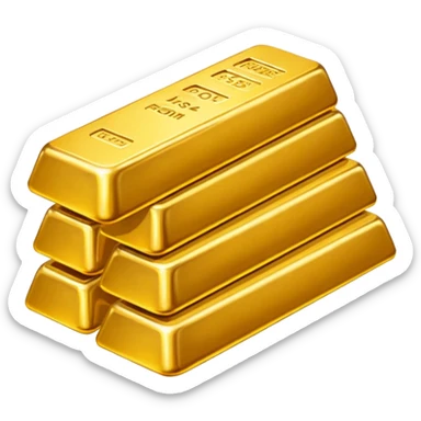  6 gold bar RANKED  4 2 1 sticker