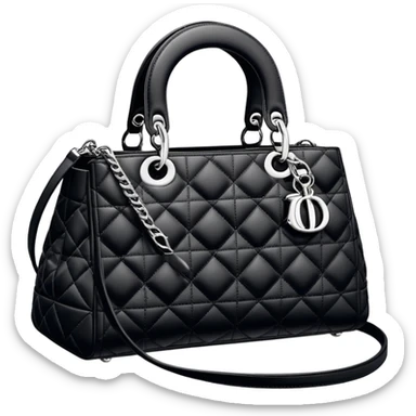 dior bag sticker