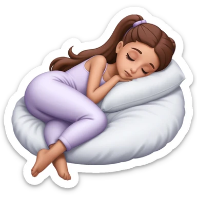Ariana Grande sleeping sticker