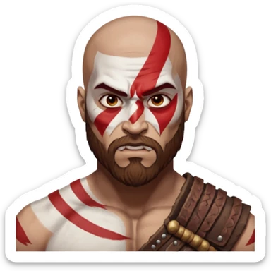 Kratosh  from God of war sticker