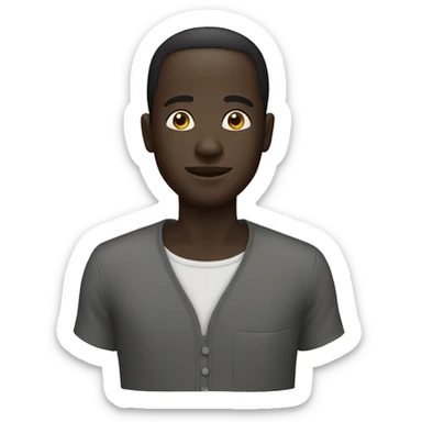 Senegalese man sticker