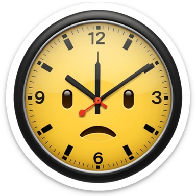 clock it meme  sticker