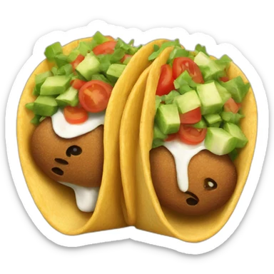 Un bon tacos sticker