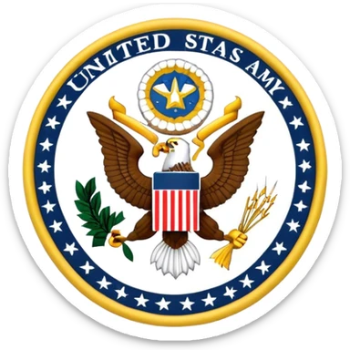 United States Army logo sticker