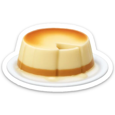 Flan du lait sticker