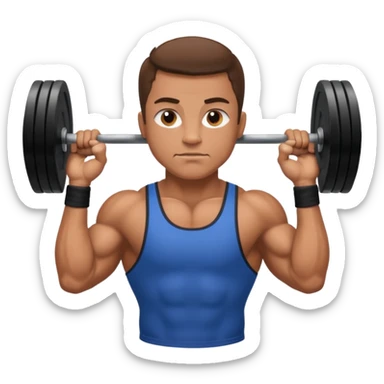weightlifter sticker