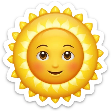 A SHINING AND RADIANT SUN WITHOUT FACE AND WITHOUT CITY OR WAVES sticker