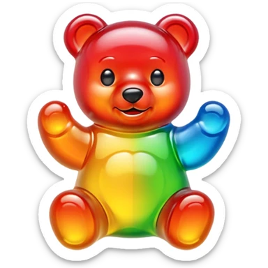 gummy bear sticker