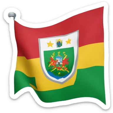 create an emoji of Montes Claros city flag of state of Minas Gerais at country brazil sticker