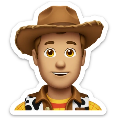 Woody sticker