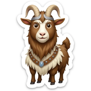 viking goat sticker