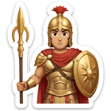 Achilles was the Greeks' finest warrior during the Trojan War. His mother, the nymph Thetis, dipped him in the River Styx to make him invulnerable in battle—except for his heel, where she gripped the baby. During the Trojan War, Achilles achieved fame by slaying Hector outside the city gates. But he didn't have much time to savor his conquest. Achilles died later in battle when an arrow shot by the Trojan prince Paris, guided by the gods, struck the one vulnerable spot on his body: his heel. sticker