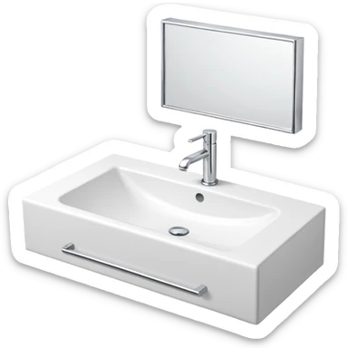 Clean bathroom sticker