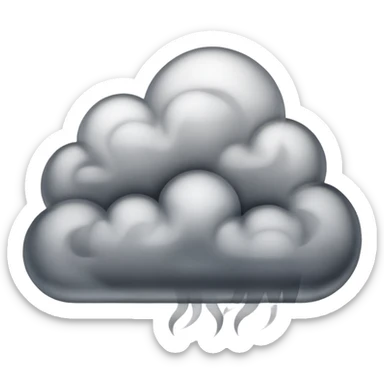 smoke emoji sticker