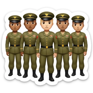 Recruit army sticker