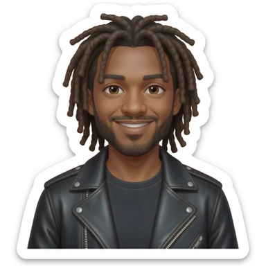 Dreadhead man sticker