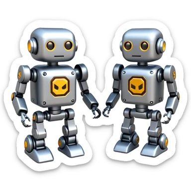 miniature nanobot robots, nanotechnology sticker