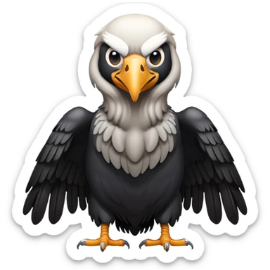 vulture emoju for use on Facebook sticker