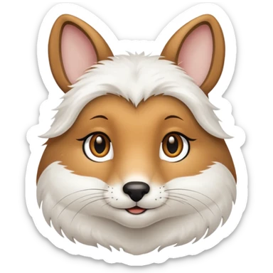 Danish doe wisk sticker