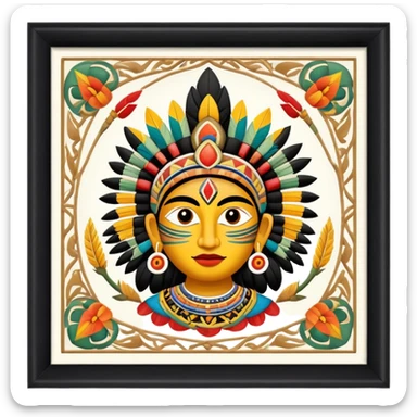 Cultura huari - arte pre incaico sticker