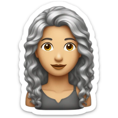 La main d'une femme dans les cheveux d'un homme sticker