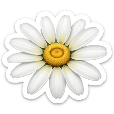 daisy flower sticker