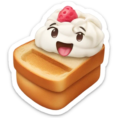 bread with icecream sticker