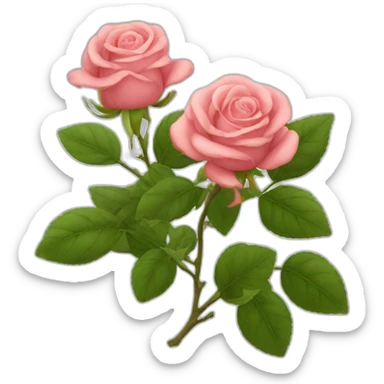 bulgarian rose sticker