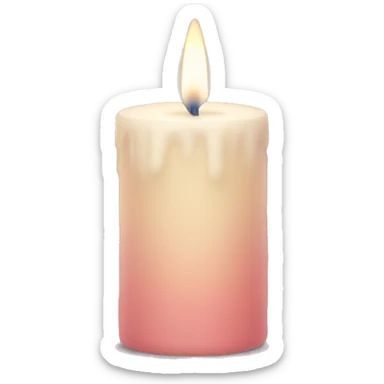 Aesthetic candle  sticker