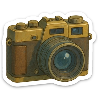 ghibli style camera sticker
