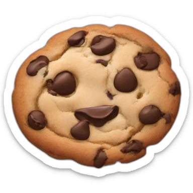 3 chocolate chip cookie sticker