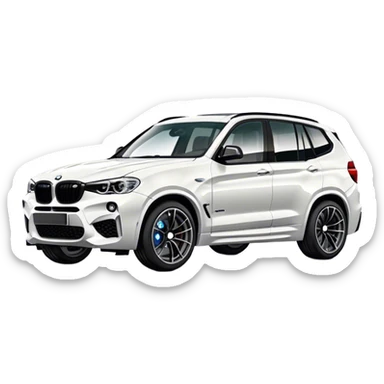 Black BMW X3M sticker