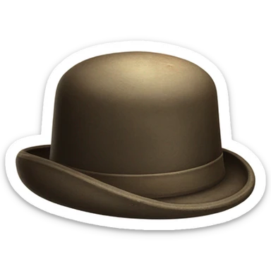 The old bowler hat sticker
