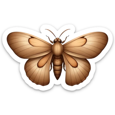 Moth sticker