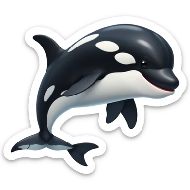 orca as a serial killer sticker