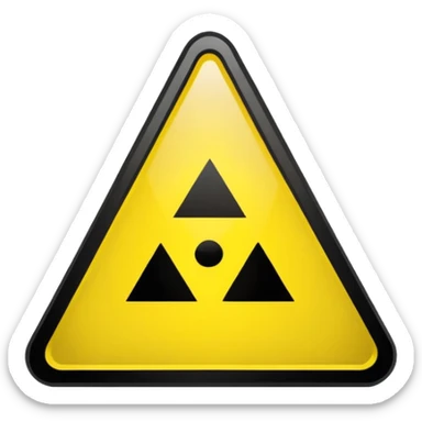 simbolo de alerta sticker