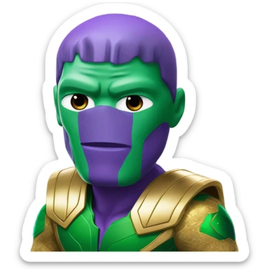 Thanos from squid game  sticker
