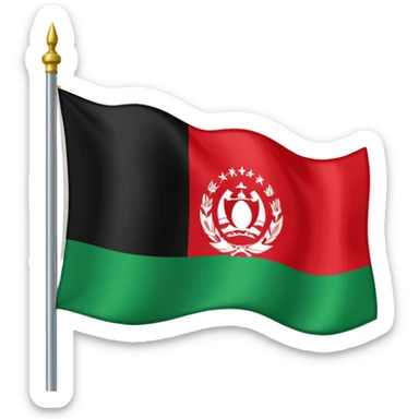 Afghanistan flag sticker