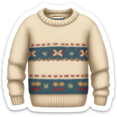 A cute and cozy sweater  sticker