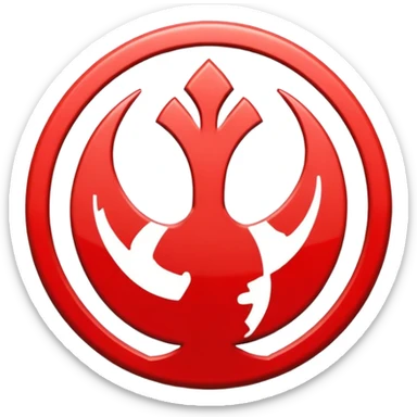 Star Wars rebel alliance symbol sticker