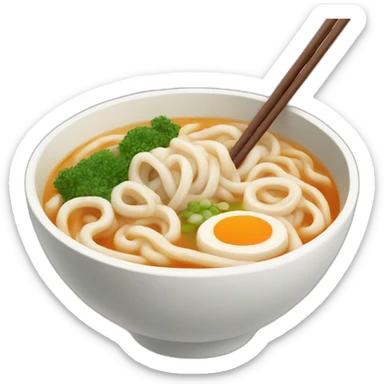 udon with soup sticker