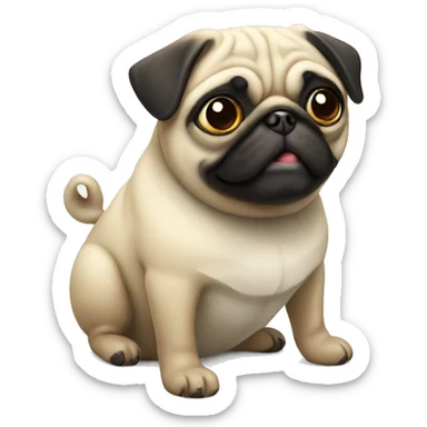 Pug  sticker