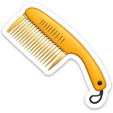 hairdressing comb sticker